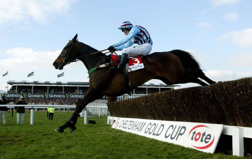 Jim Cullotty and Best Mate winning the Cheltlenham Gold Cup in 2003