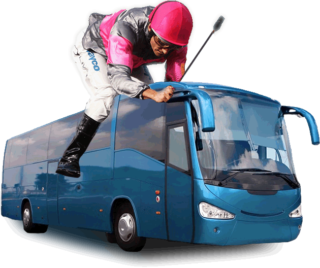 jocckey riding coach to go racing