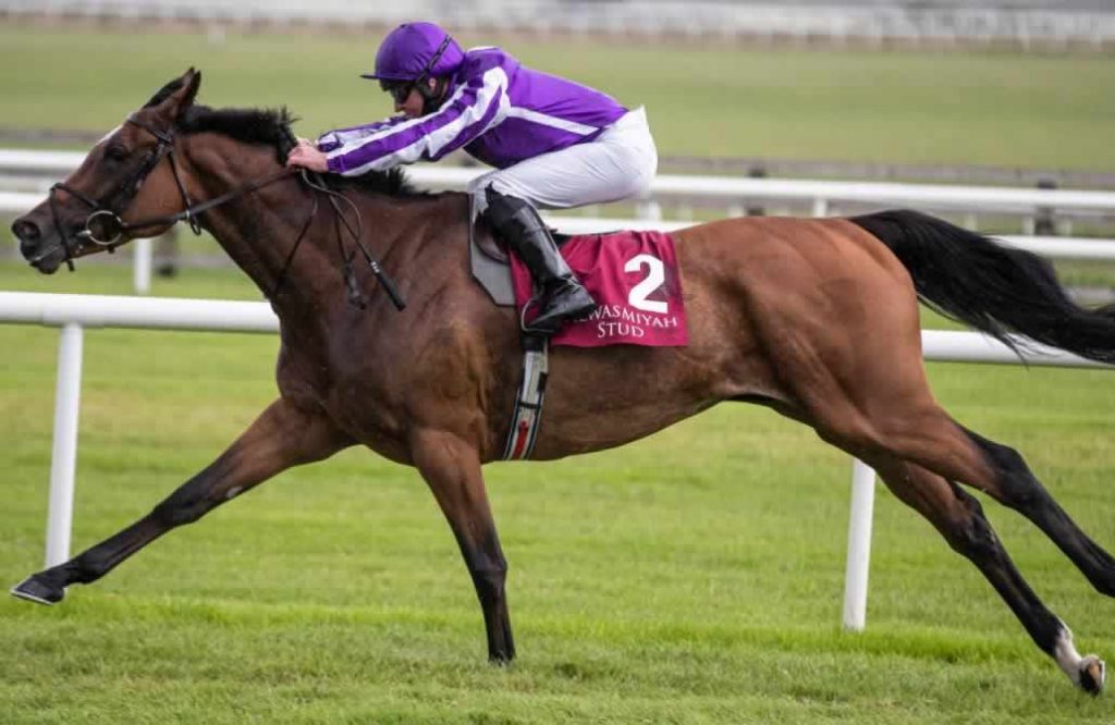 Magical wins the Pretty Polly Stakes at the Curragh