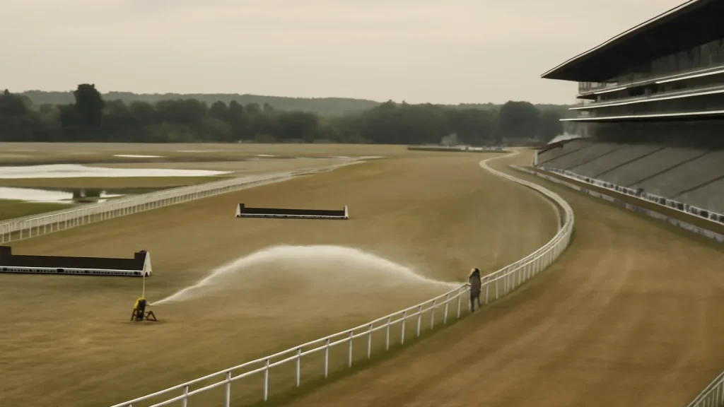 Editorial illustration for Racecourses face testing pre-season as dry spell bites ahead of jumps campaign