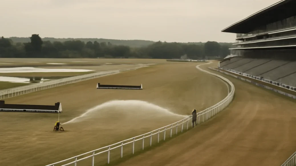 Editorial illustration for Racecourses face testing pre-season as dry spell bites ahead of jumps campaign